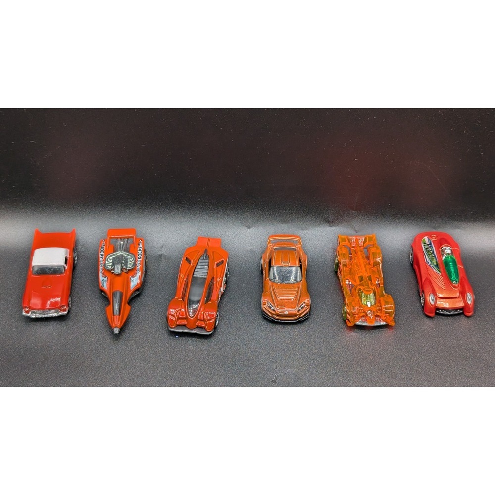 Hot Wheels & Matchbox Lot of 6 Modern & Vintage Die-cast Cars (1970s To 2000s)